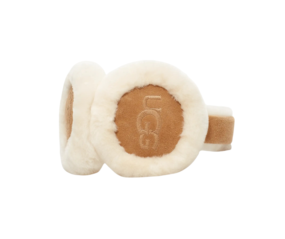 UGG Women's Sheepskin Embroidery Earmuff | Zapatos Aquí